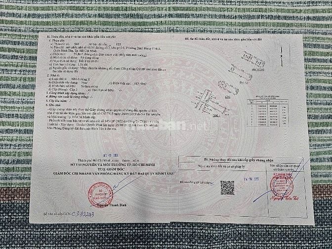 Nhà bán 41/51 đường số 2, Bình Hưng Hòa, Bình Tân, 4,5x18m, 7tỷ8