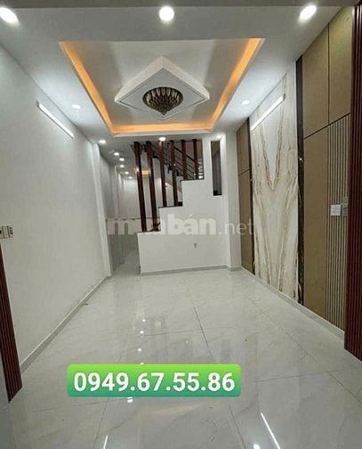 BÁN NHÀ LÊ VĂN QUỚI 4 TẦNG, HẺM XE HƠI