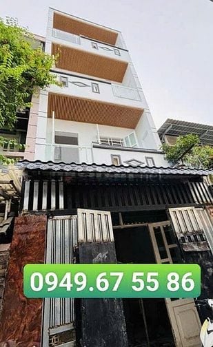BÁN NHÀ LÊ VĂN QUỚI 4 TẦNG, HẺM XE HƠI