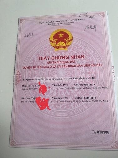 bán nhà lạc long quân khu chợ tân bình giáp bàu cát