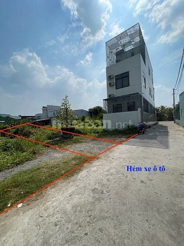 Bán đất nền chính chủ sổ hồng riêng 100m2 hẻm xe ô tô