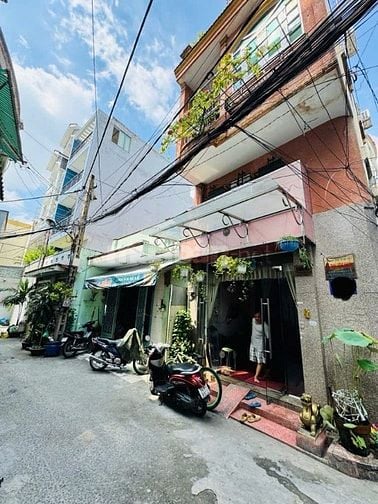 BÁN NHÀ HẺM XE HƠI TÂN BÌNH - KHU BÀU CÁT - 4 TẦNG 5 PHÒNG NGỦ - SỔ RI