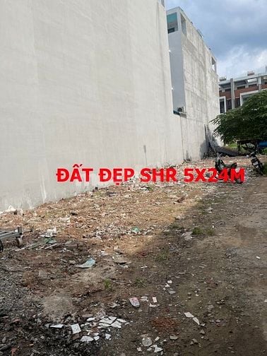  CHÍNH CHỦ BÁN LÔ ĐẤT ĐẸP SHR 5x24M  NGUYỄN VĂN QUÁ P.ĐHT Q12 