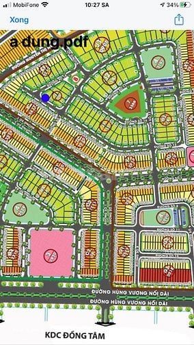 Đất nền đường Hùng Vương, gần AEON Tân An