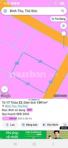 Bán đất mặt tiền Công Lý quận Thủ Đức giá 120 tỷ