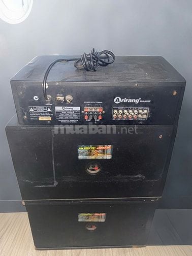 Thanh lý bộ amply arirang SPA-230III và 2 loa 