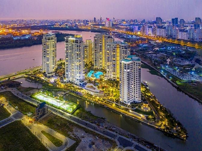 Bán hoặc cho thuê Duplex Diamond Island view sông 4 phòng ngủ 232m2
