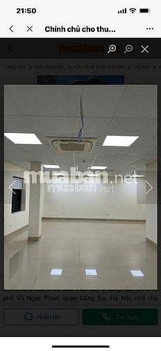 CHÍNH CHỦ CHO THUÊ  TẦNG 2 TÒA NHÀ 8 tầng xây mới CÓ THANG MÁY