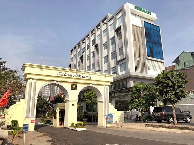 Bán biệt thự 2 mặt tiền khu River Mark Trần Não, 360m2, giá 112 tỷ
