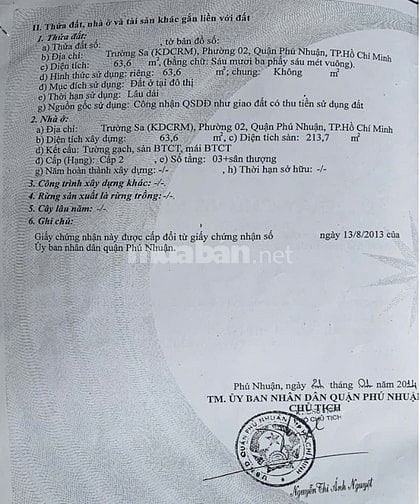 Bán nhà mặt tiền Trường Sa, Phú Nhuận, 66m2, đang cho thuê 55 triệu
