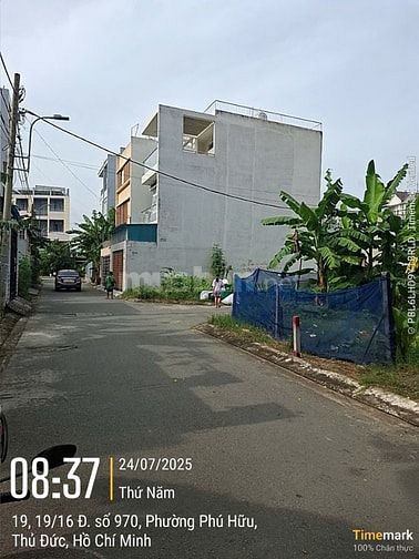 Bán đất đường 970 phường Phú Hữu Quận 9 cũ giá 5,2 tỷ
