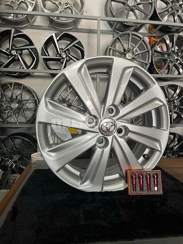 Mâm zin tháo xe lắp cho Toyota Vios 15 inch PCD 4x100