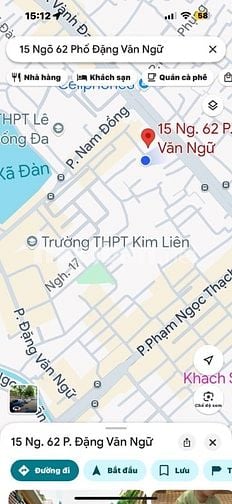 Cho thuê căn hộ khép kín 3,6tr tại 15 ngõ 62 Đặng Văn Ngữ, ĐĐa, Hà Nội