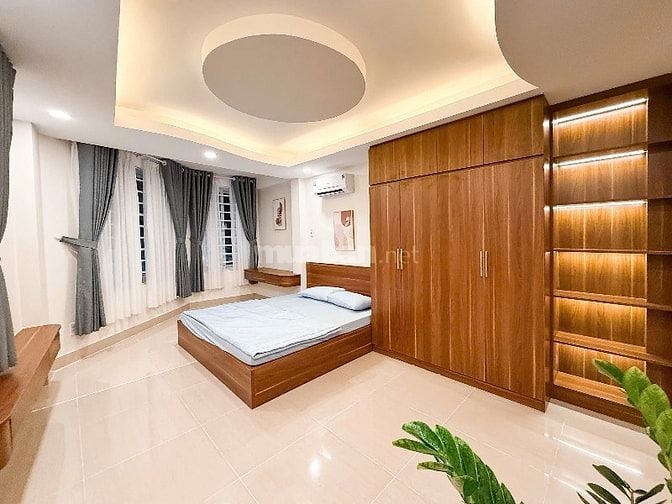 ⭐️Nhà tuyệt đẹp 4 Lầu Cao Cấp góc 2 mặt hẻm xe hơi Lê Quang Định, P5, 