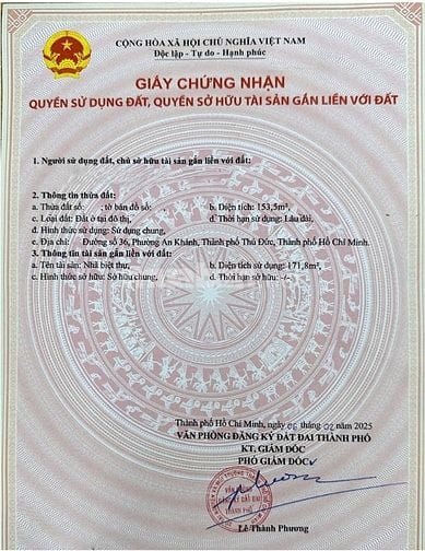 Bán nhà đất 10x16m đường số 36, An Phú, 153.5m2, chỉ 234 triệu/m²