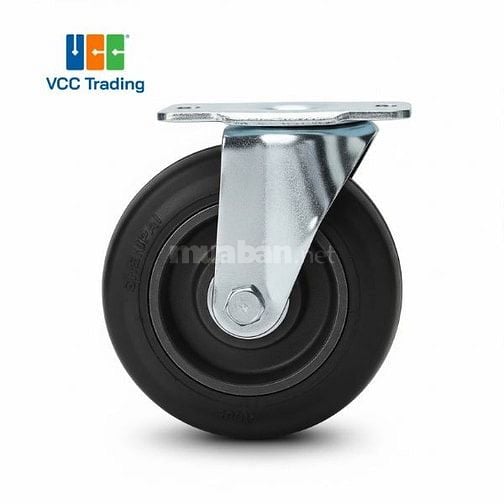 Bánh xe đẩy công nghiệp PU, Nylon, Thép, Cao Su giá tốt