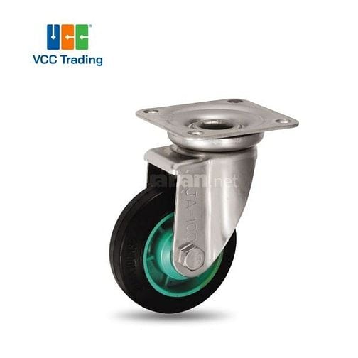 Bánh xe đẩy công nghiệp PU, Nylon, Thép, Cao Su giá tốt