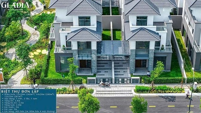 Biệt thự Solia Bến Lức – sổ hồng riêng, ưu đãi lên đến 200 triệu