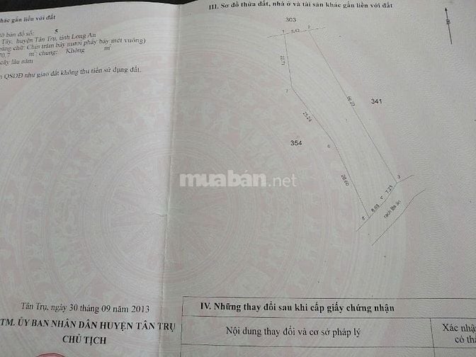 Cần bán 5653m2 đất lúa ven sông ấp 3,Tân Phước Tây, Tân Trụ, Long An