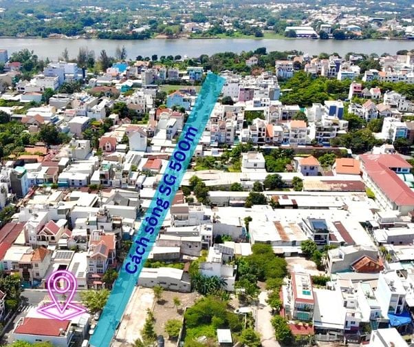 Lô đất 2 MT 147m2, 8x18. Hiệp Bình Chánh, cách GigaMall chỉ 1,5km