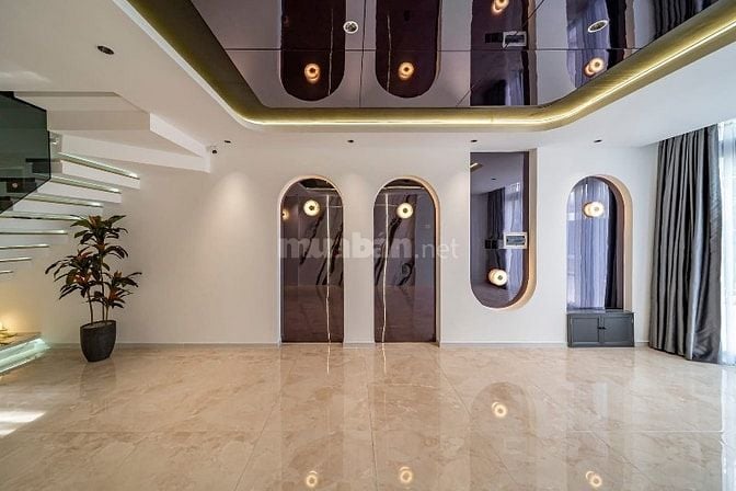 Siêu phẩm 4 Lầu THANG MÁY tuyệt đẹp CAO CẤP hẻm xe hơi Nguyễn Văn Khối