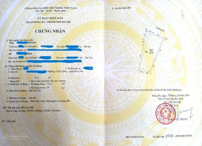 Bán nhà địa chỉ 8 ngõ 91, Nguyễn Phúc Lai, gần hồ Hoàng Cầu chính chủ