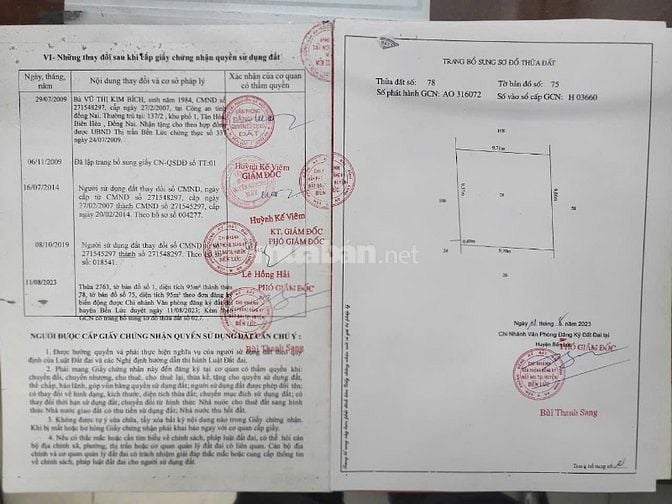 Cần bán nhà MTKD đường Quốc Lộ 1A, Thị trấn Bến Lức.