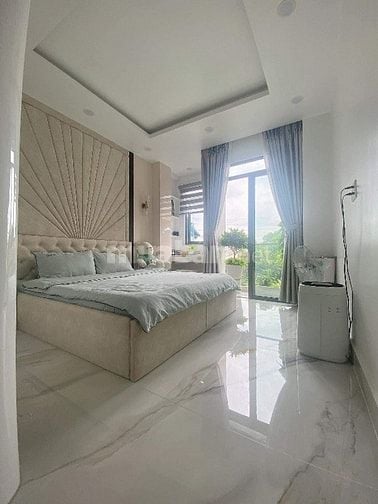 Nhà mới 4 tầng, hẻm 4m xe hơi, 60m2 (3.8x16m) Nơ Trang Long Bình Thạnh