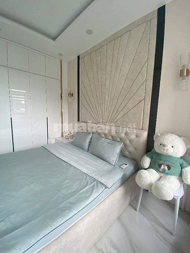 Nhà mới 4 tầng, hẻm 4m xe hơi, 60m2 (3.8x16m) Nơ Trang Long Bình Thạnh