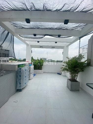 Nhà mới 4 tầng, hẻm 4m xe hơi, 60m2 (3.8x16m) Nơ Trang Long Bình Thạnh