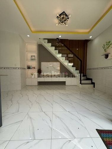 3,72tỷ ba đình P9Q8 8,5 x 3,6 nhà 1 lầu 2pn lớn nhà mới ở liền 