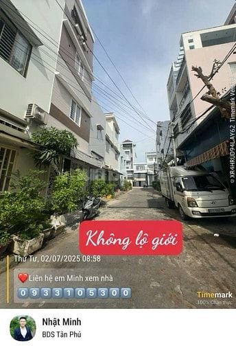 💥NHÀ ĐẸP NGANG TO 4,6M-4 TẦNG BTCT-TÂN QUÝ-HXT 8M-CHỈ 7 TỶ💥