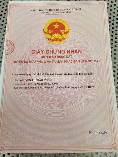 Nhà chính chủ bán diện tích 5 x 10
