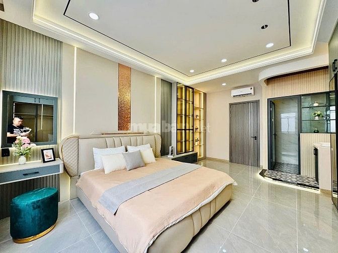 Nhà Nguyễn Đình Chính, Phú Nhuận dt 62m2. Có 5pn Giá 4ty450. Khu Vip