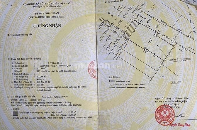 Bán nhà 2 mặt tiền Đinh Công Tráng, Q1, 6 tầng + sân thượng, 102m2