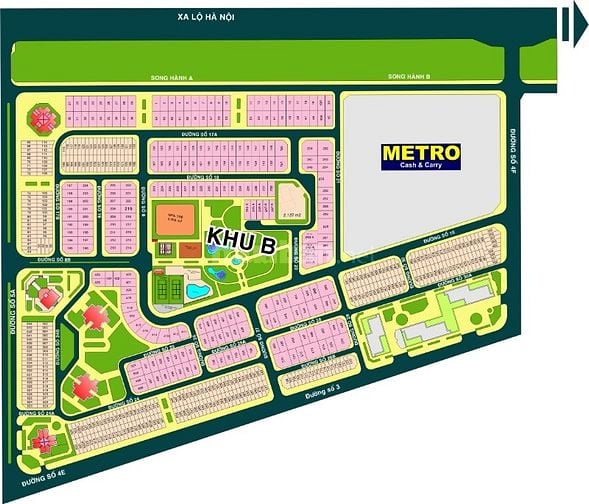 Bán nhà An Phú mặt đường Nguyễn Quý Đức gần chợ Đo Đạc (100m2) 32 tỷ