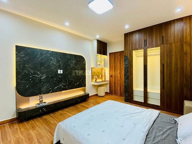 Nhà dài 17,5m ngay Bình Quới, BThanh. Hẻm oto giá chốt 4ty450