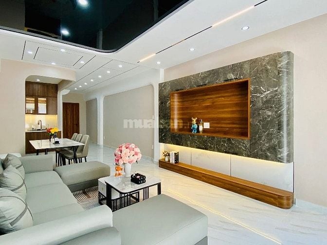 Nhà dài 17,5m ngay Bình Quới, BThanh. Hẻm oto giá chốt 4ty450