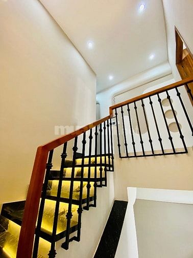 Nhà dài 17,5m ngay Bình Quới, BThanh. Hẻm oto giá chốt 4ty450