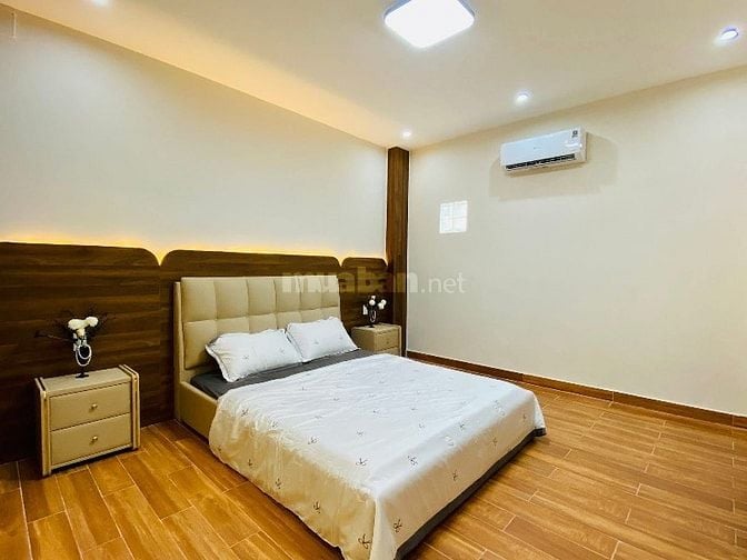 Nhà dài 17,5m ngay Bình Quới, BThanh. Hẻm oto giá chốt 4ty450