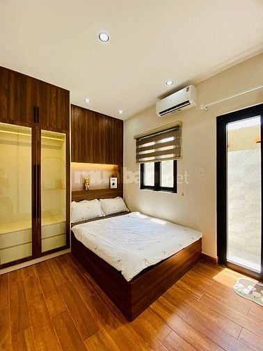 Nhà dài 17,5m ngay Bình Quới, BThanh. Hẻm oto giá chốt 4ty450
