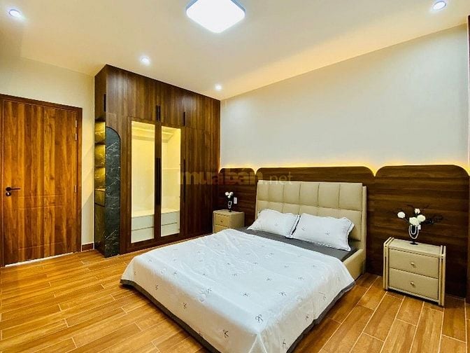 Nhà dài 17,5m ngay Bình Quới, BThanh. Hẻm oto giá chốt 4ty450