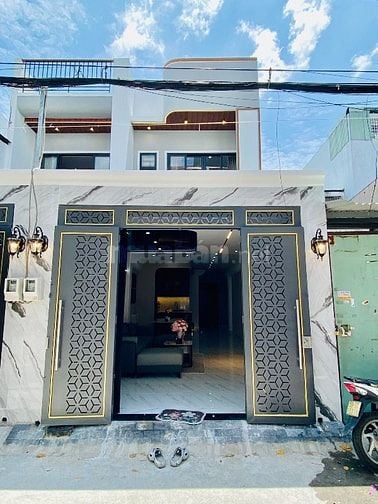 Nhà dài 17,5m ngay Bình Quới, BThanh. Hẻm oto giá chốt 4ty450