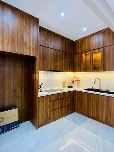 Nhà dài 17,5m ngay Bình Quới, BThanh. Hẻm oto giá chốt 4ty450
