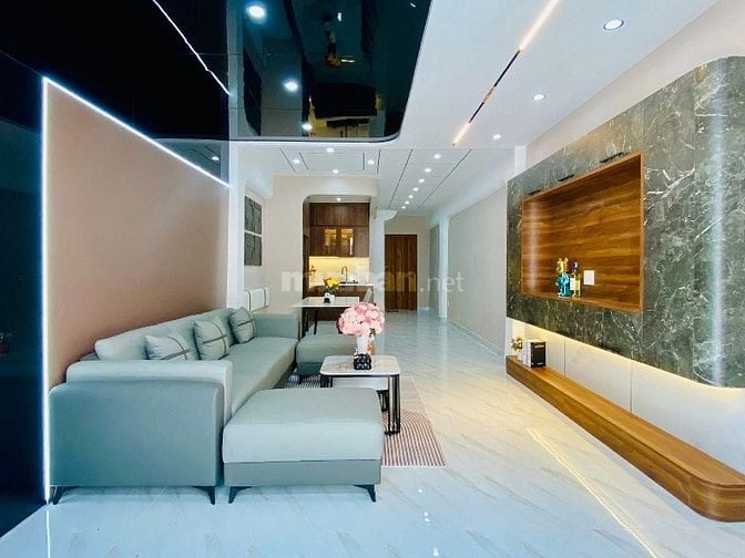 Nhà dài 17,5m ngay Bình Quới, BThanh. Hẻm oto giá chốt 4ty450