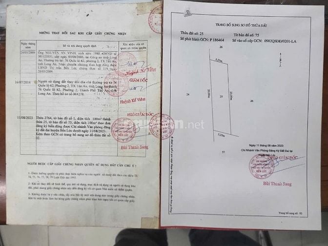Cần bán nhà MTKD đường Quốc Lộ 1A, Thị trấn Bến Lức.