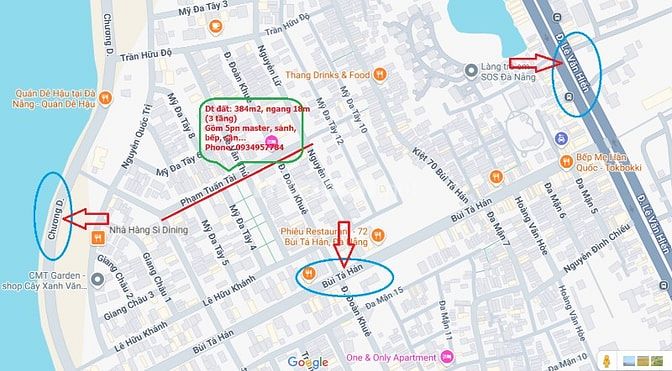 Bán biệt thự khu Nam Việt Á, Đà Nẵng (Diện tích: 384m2) Giá hơn 20Tỷ