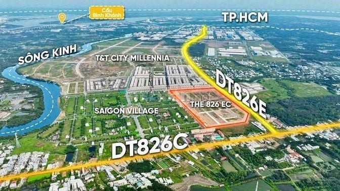 Đất nền sổ đỏ giáp ranh TPHCM chỉ từ 2,6 tỷ