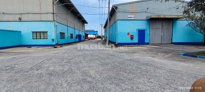 Chính chủ cho thuê kho chứa hàng 1200-5000m2 tại CCN Hải Sơn Đức Hòa