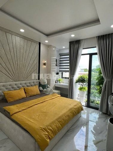 Bán gấp nhà 4lau,60m,4PN,Nơ Trang Long,Bình Thạnh,full nội thất,hơn 8t